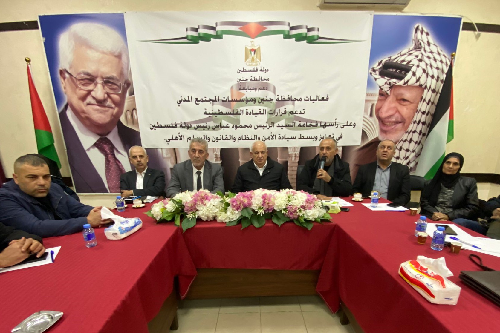 جانب من اللقاء (تصوير ثائر أبو بكر/وفا)